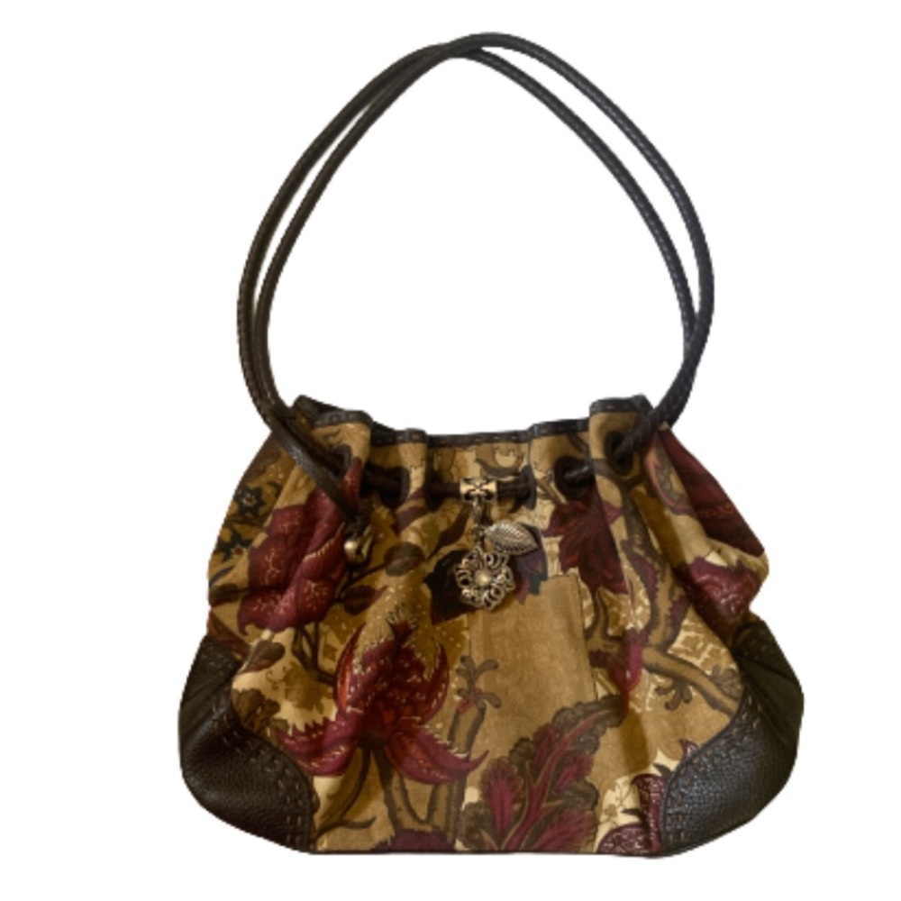 Vintage Brighton Canvas with Leather Accent Bag